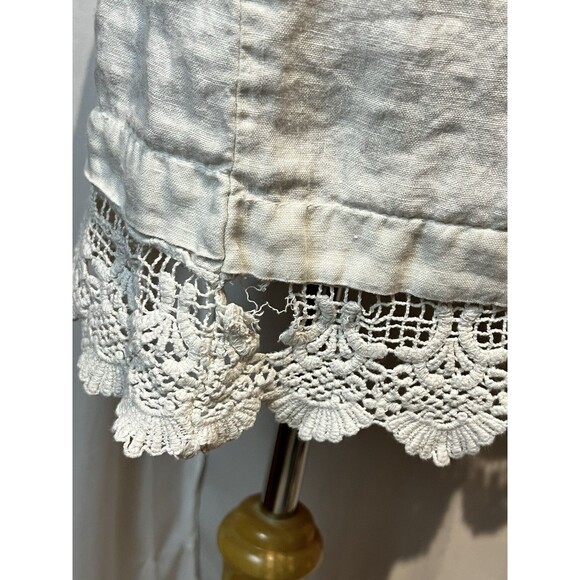 Carla Conti Made in Italy Oatmeal Linen Sleeveless Dress Size XS Women’s - Picture 3 of 5